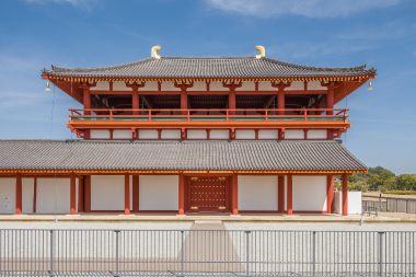 第一次大極殿院東楼復原整備工事のイメージ写真