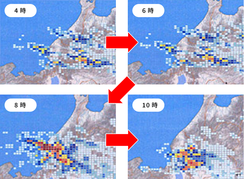 アメダスの変化