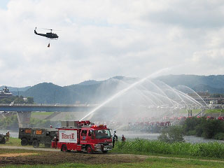 福知山市の地域防災訓練