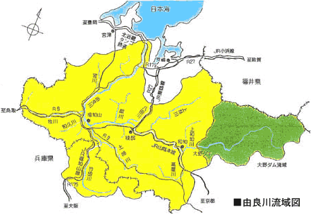 由良川流域図