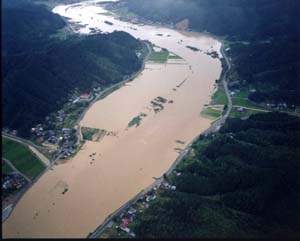 福知山市二箇・三河付近