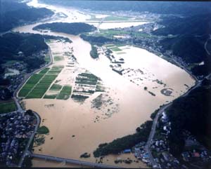 福知山市南有路・北有路付近