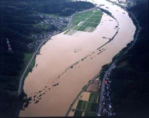 福知山市筈巻・下天津付近