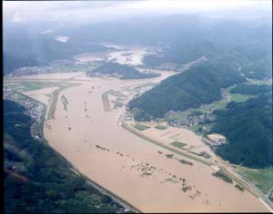 福知山市河守・尾藤付近