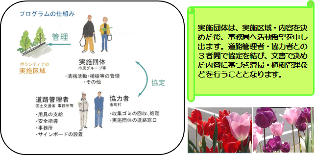 ボランティア・サポート・プログラムの仕組み