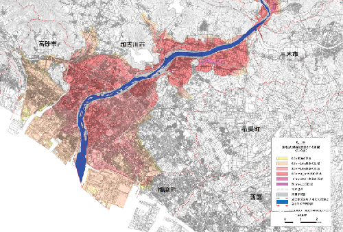 浸水想定区域図