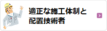 建設業法に基づく適正な施工体制と配置技術者