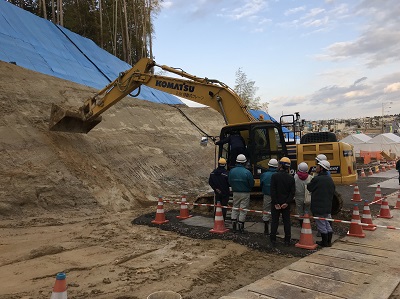 ICT建設機械の見学