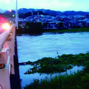 大和川の洪水(平成19年7月)<br>大和川藤井観測所