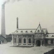 「浅香山浄水場機関室」<br>【大正2年頃】