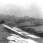 柏原南口より<br>【昭和29年】