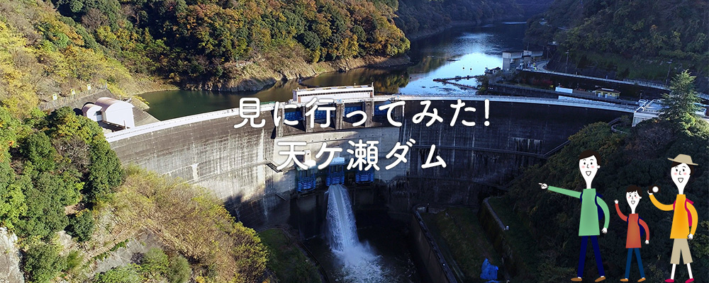 見に行ってみた天ケ瀬ダム